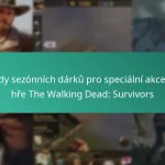 Kódy sezónních dárků pro speciální akce ve hře The Walking Dead: Survivors