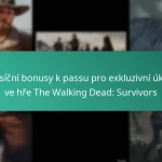 Měsíční bonusy k passu pro exkluzivní úkoly ve hře The Walking Dead: Survivors