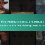 Měsíční bonusy k passu pro přístup k událostem ve hře The Walking Dead: Survivors