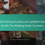 Měsíční bonusy k passu pro vylepšení postav ve hře The Walking Dead: Survivors