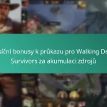 Měsíční bonusy k průkazu pro Walking Dead: Survivors za akumulaci zdrojů